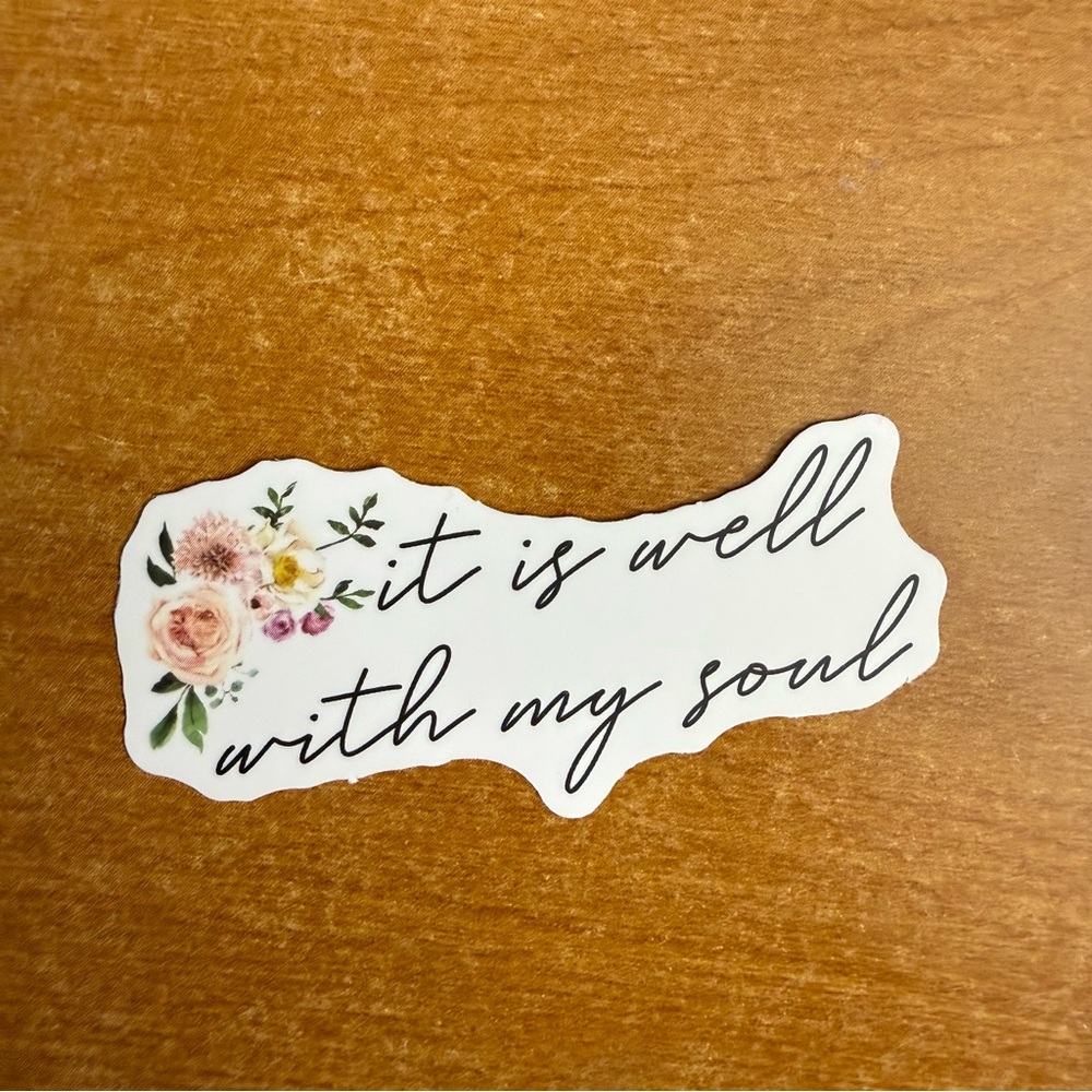 Floral Inspirational‎ Sticker